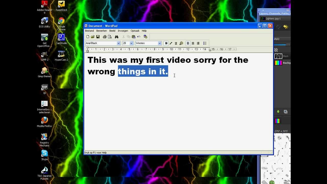 Gimp lighting tutorial. #1