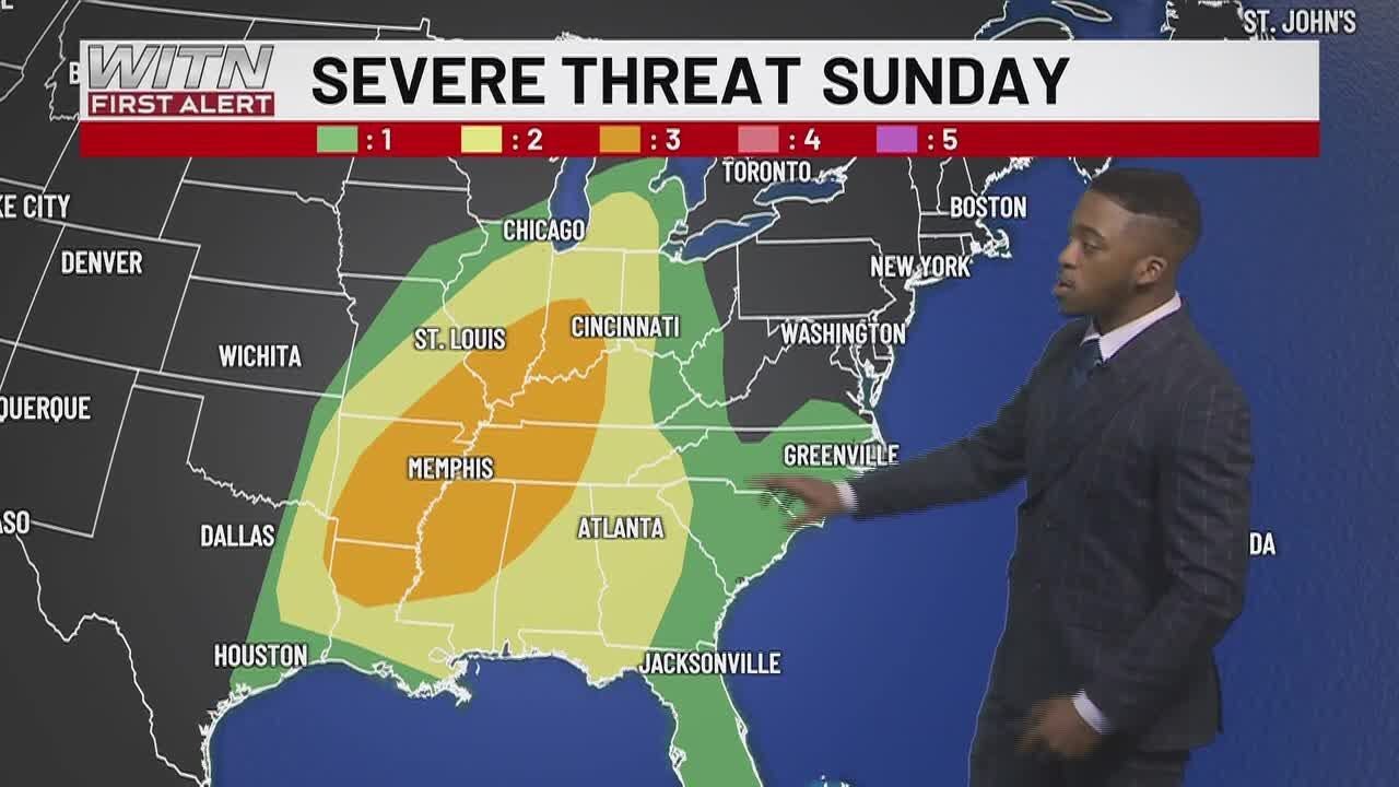 Strong to severe storms Monday
