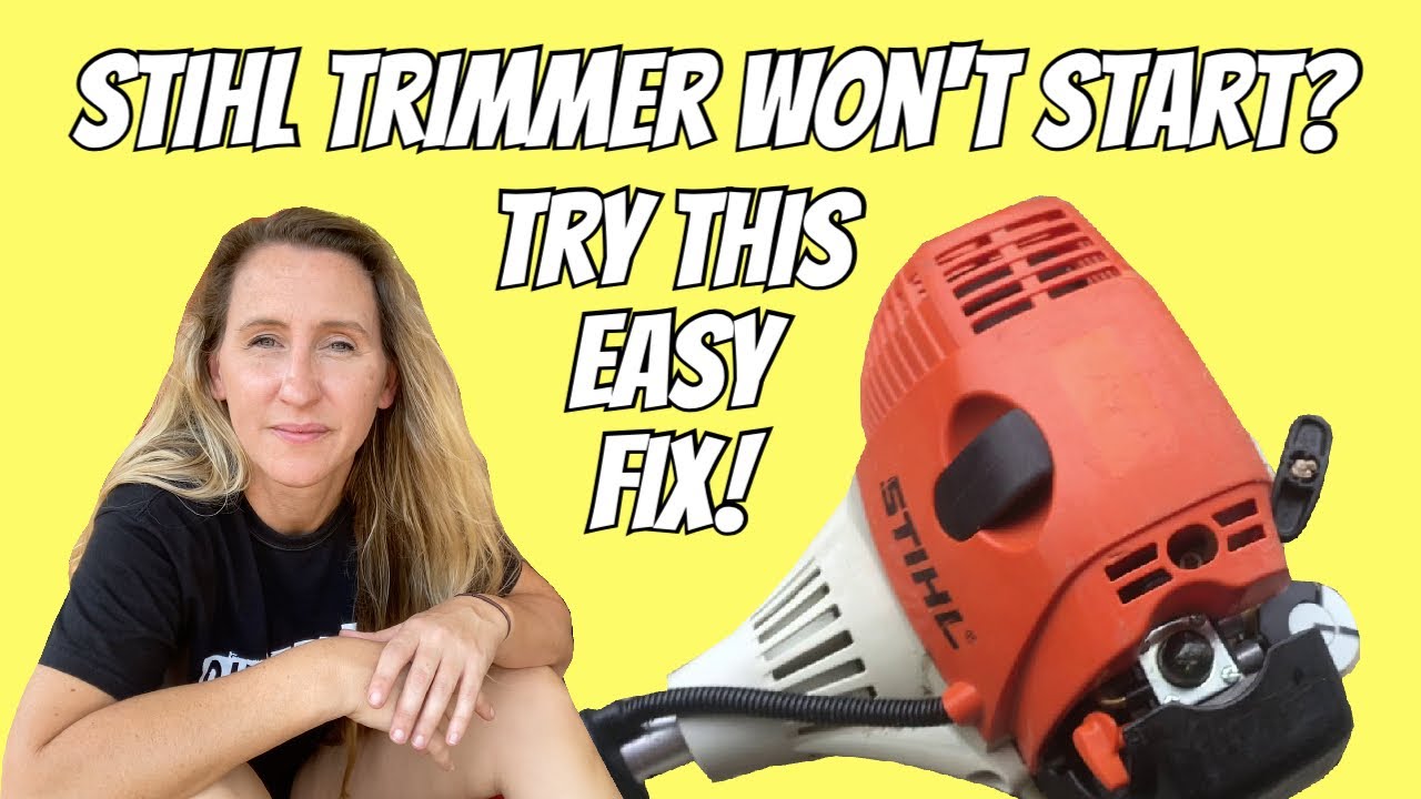 Триммер Stihl не заводится или не работает? Как отрегулировать клапаны на Stihl 4 Mix. Видео о ре...