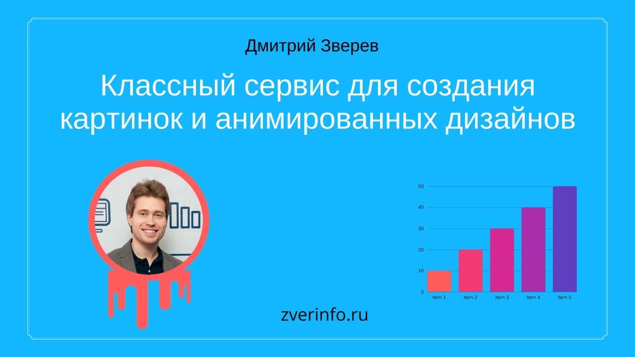 Классный сервис для создания картинок и анимированных дизайнов Crello