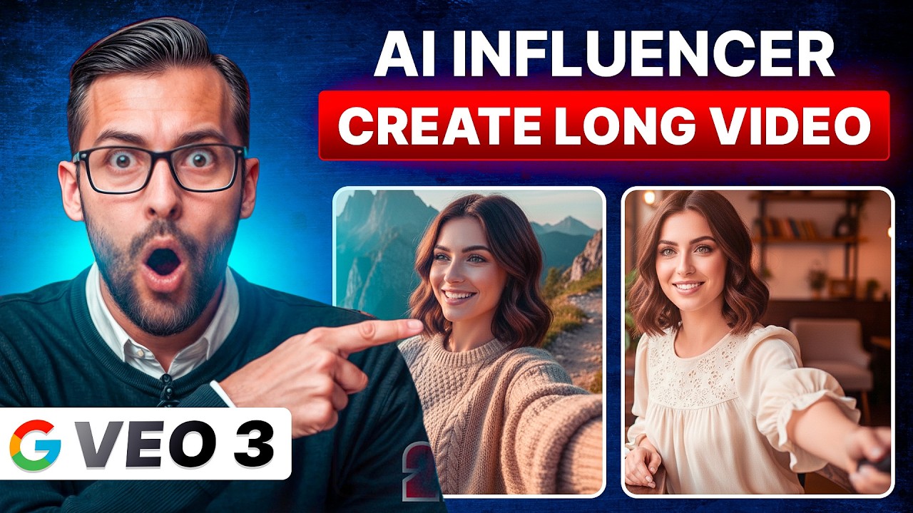 Samouczek Google Veo 3 (NOWOŚĆ) &ndash; Tw&oacute;rz długie filmy z udziałem influencer&oacute;w AI w kilka minut!