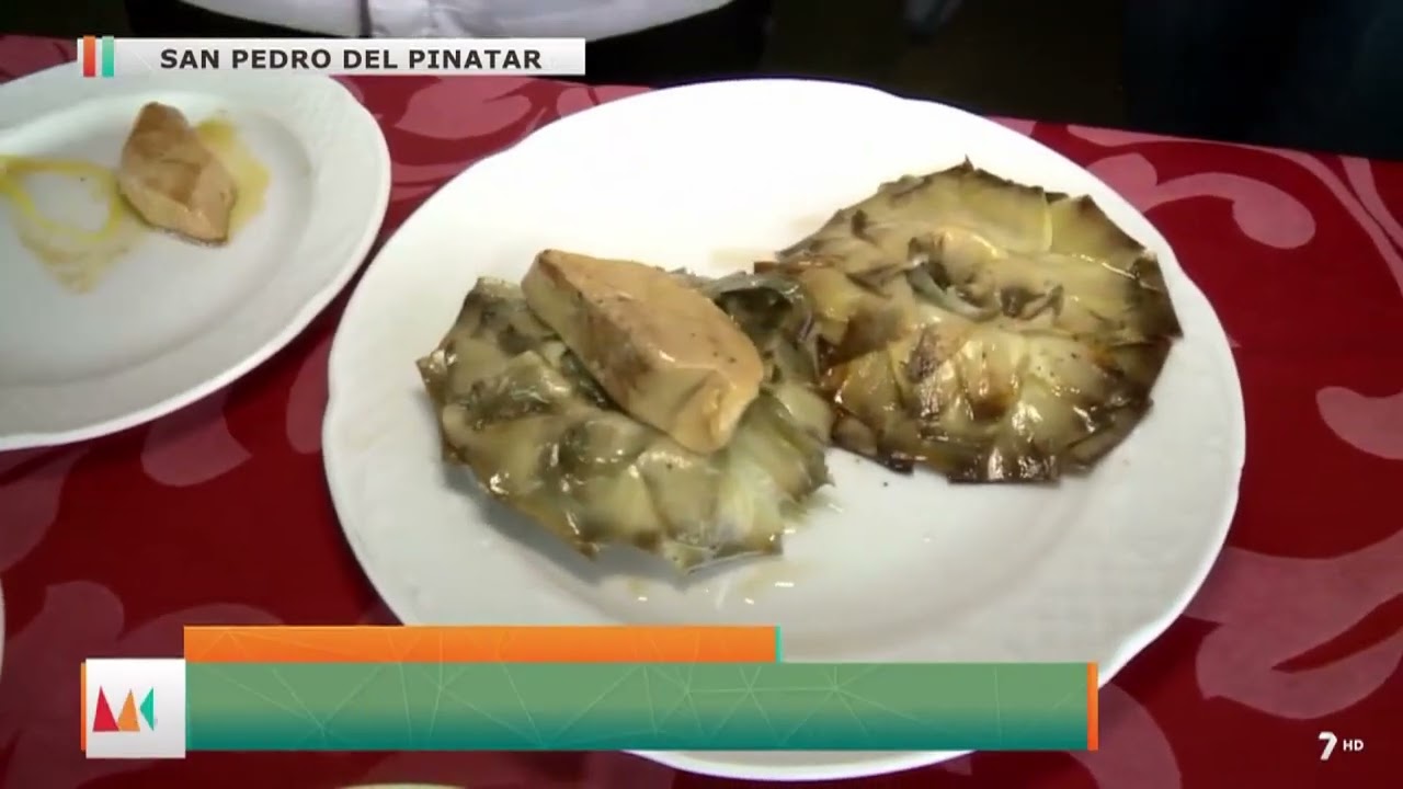ALCACHOFA CON FOIE EN EL BOTÁNICO DE RAMÓN Y MARISOL