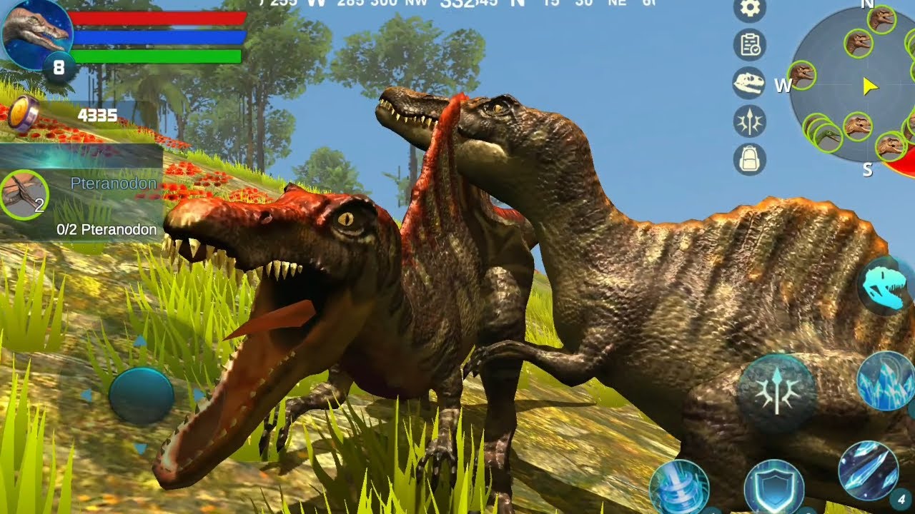 Best Dino Games - Spinosaurus Simulator Android Gameplay  Dinosaur Sim Game