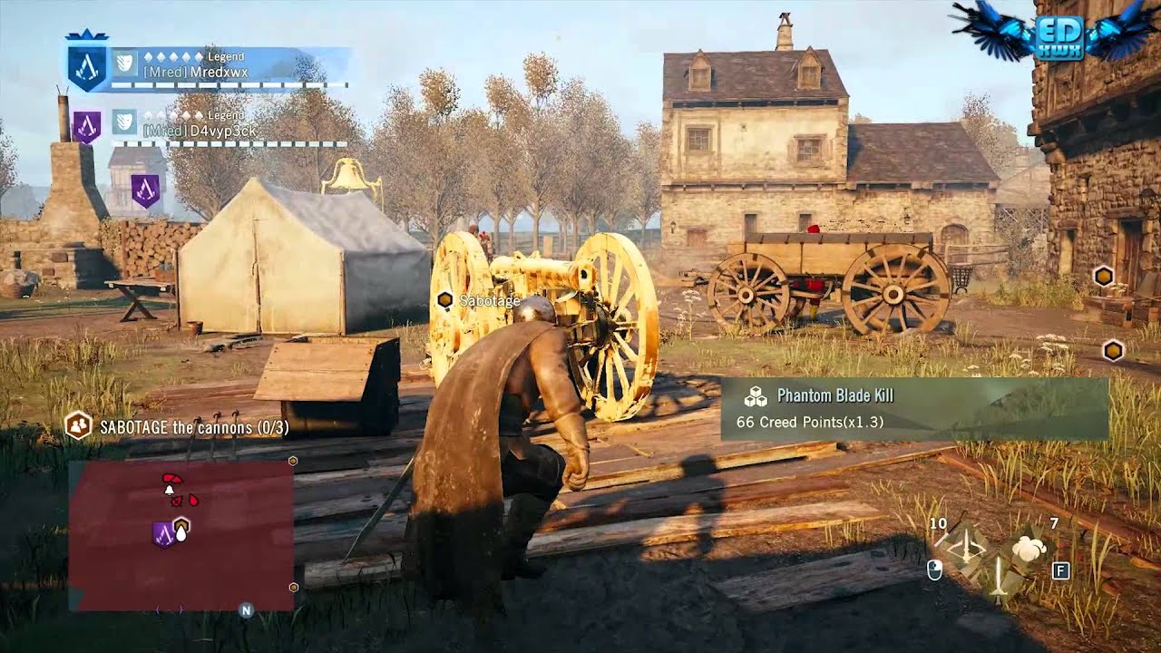 Assassin's Creed Unity Co Op Iron Mask Brothers Ultra GTX 970