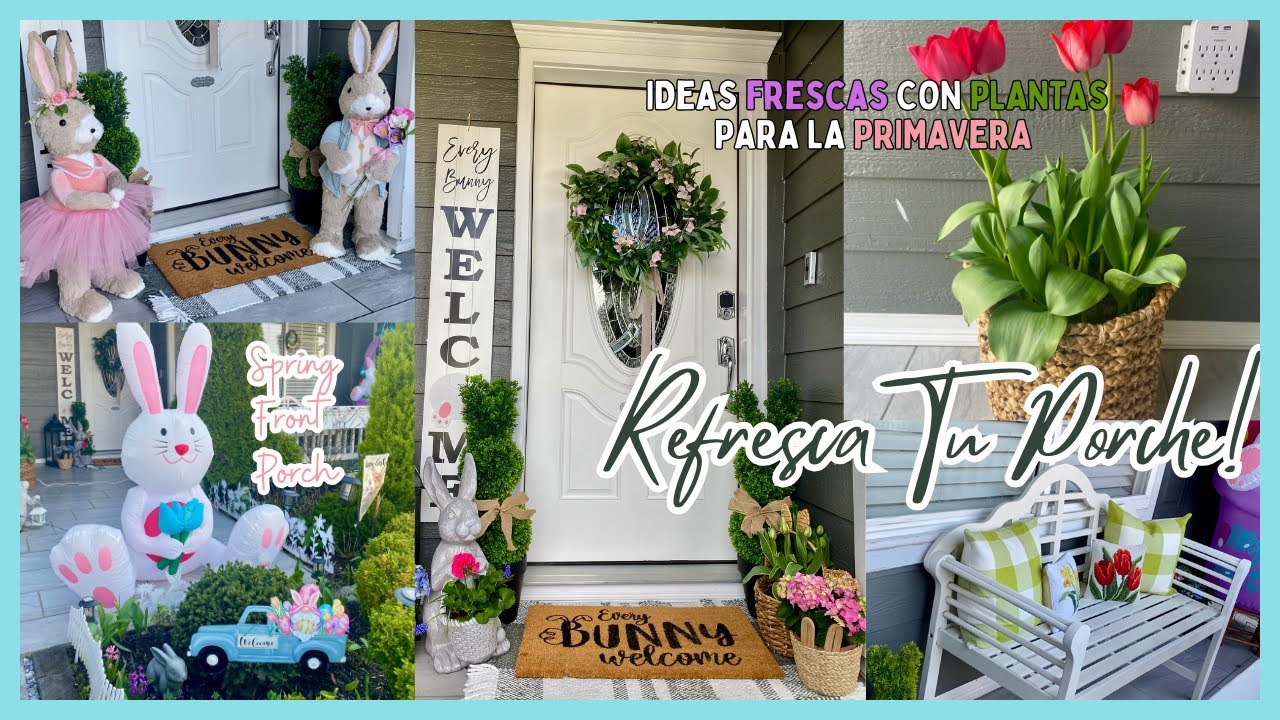 🌷 Decora Tu Porche para Primavera y Pascua 2025 con Patty Glam 🌼 | IDEAS FRESCAS