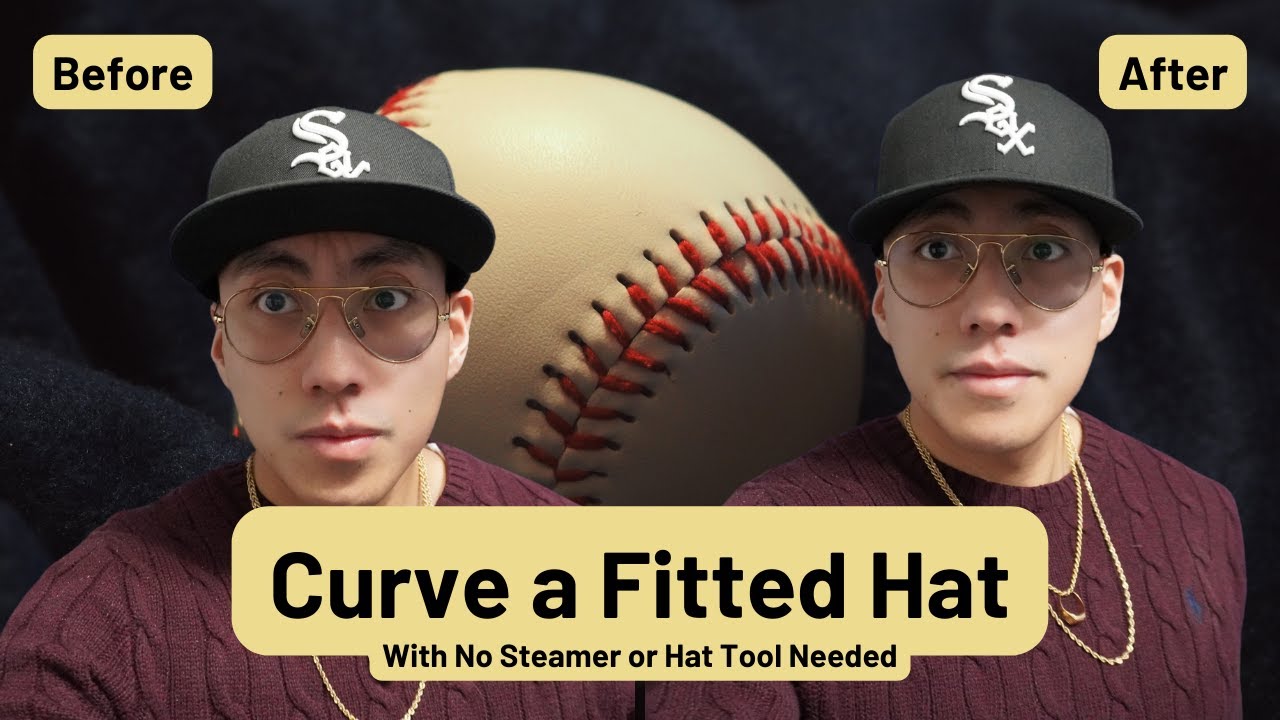 How to Curve a Fitted Hat Brim (No Steamer or Hat Tool Needed)