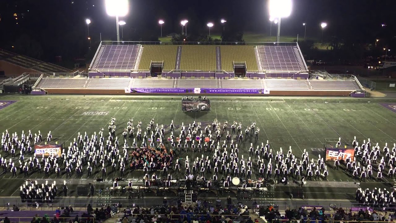 WCU Pride of the Mountains Band at TOC 2014