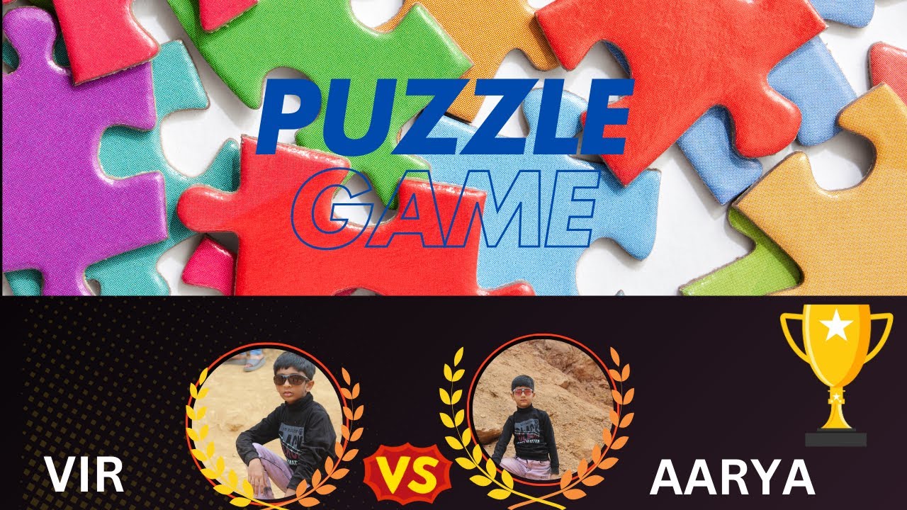 Puzzle Solving Fun with Aarya and Vir | Exciting Brain Teaser Challenge! #games #trending #youtube