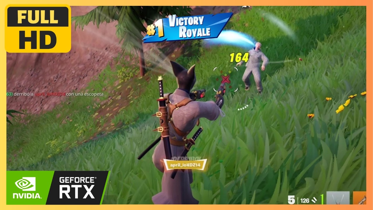 Fornite Solo Gameplay FHD 120fps
