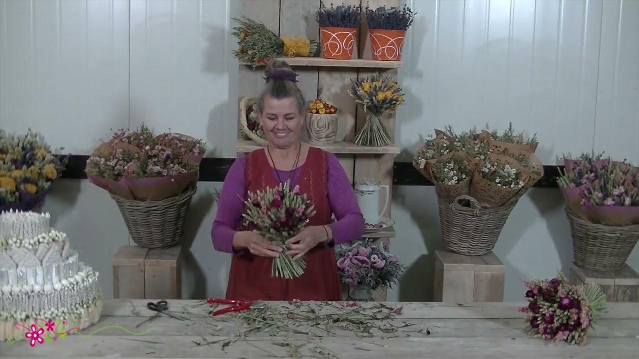 DIY Dried Flower Box pink