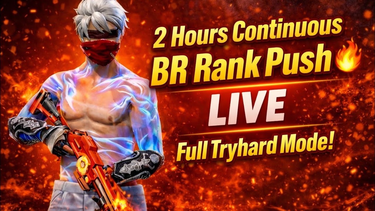 🔴 Free Fire LIVE | BR Rank Push OP Gameplay 🚀