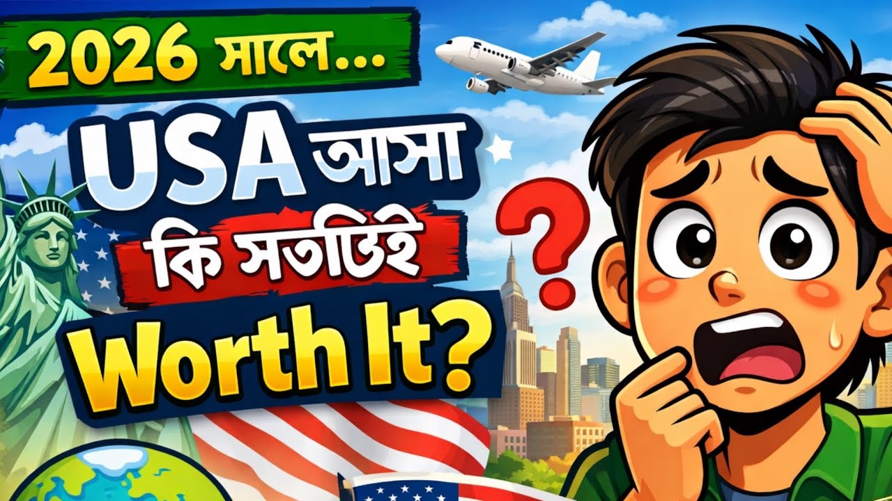 ২০২৬ সালে…USA আসা কি সত্যিই worth it ? 