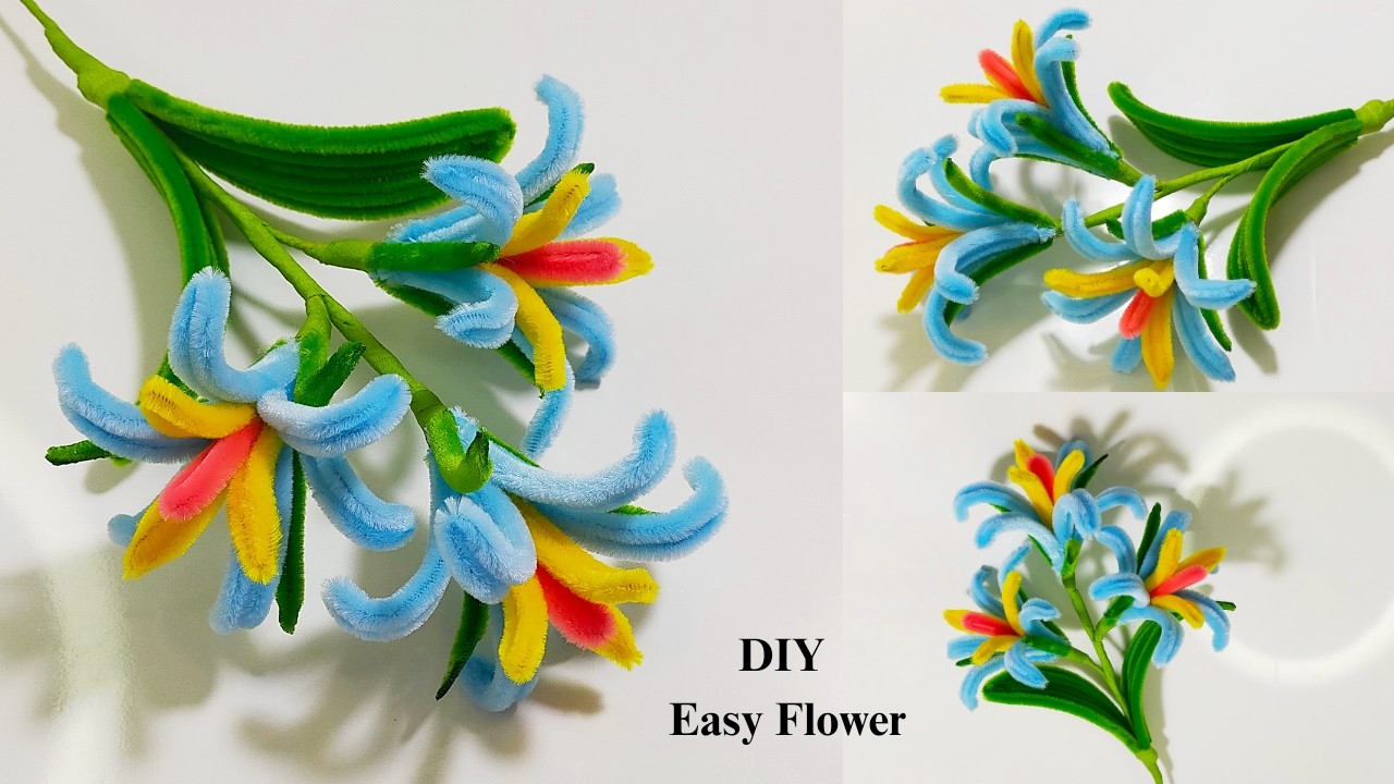 DIY Easy Flower | Easy way for making pipe cleaner flower