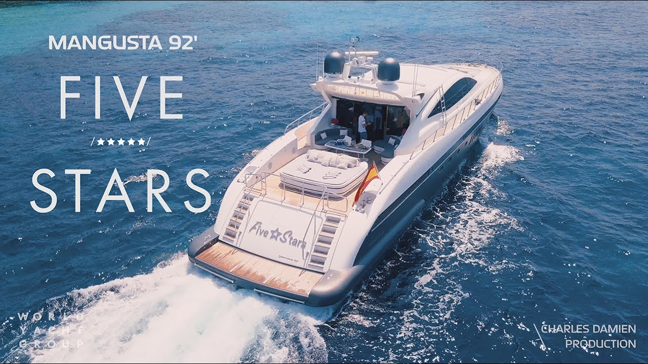 Mangusta 92' Yacht for Charter - Five Stars