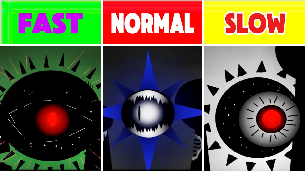 Insane MR. SUN Evolution! Different Speeds from Phase 1 to 30 – Incredibox Sprunki
