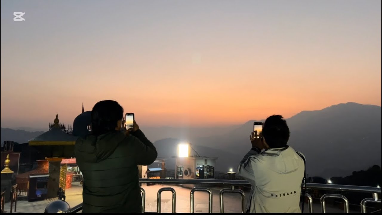 Chasing the sunset 🌅  #pumdikot #pokhara #exploringpokhara @BksGilmour