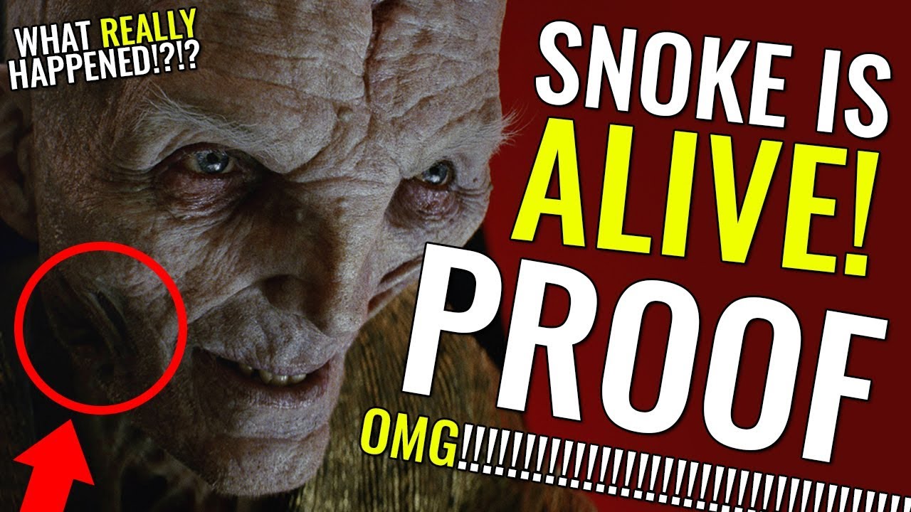 SNOKE IS ALIVE! - PROOF! - INSIDE SOURCE! - THEORY CONFIRMED! - STAR WARS EXPLAINED!