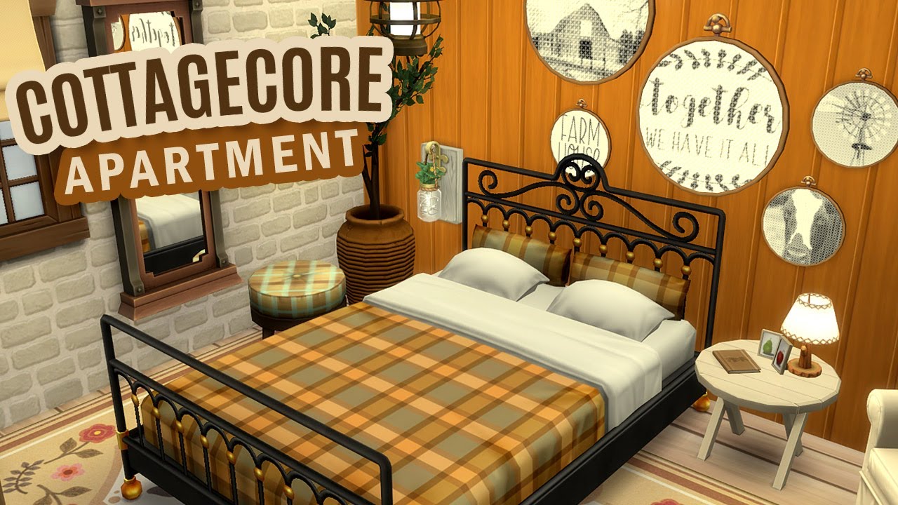 Cottagecore Apartment For Animal Lover | The Sims 4 Cottage Living | Stop Motion | No CC