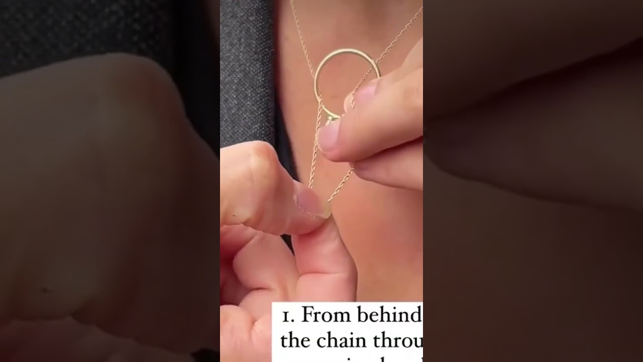 How to attach ring to your necklace #lifehacks