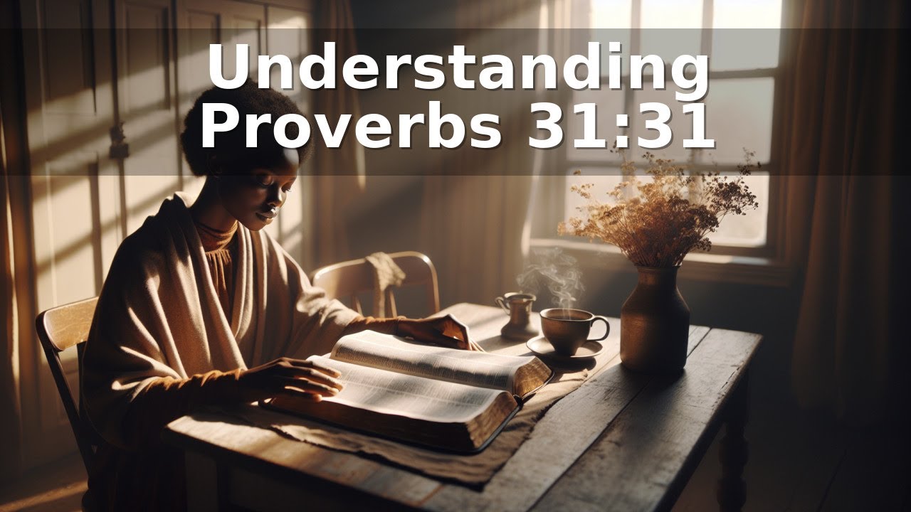 Understanding Proverbs 31:31
