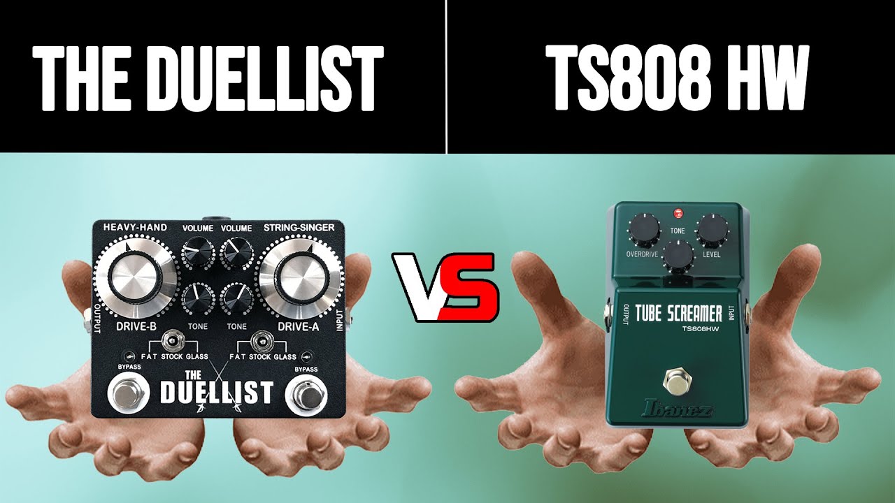 King Tone The Duellist VS Ibanez TS808HW: Sound Test