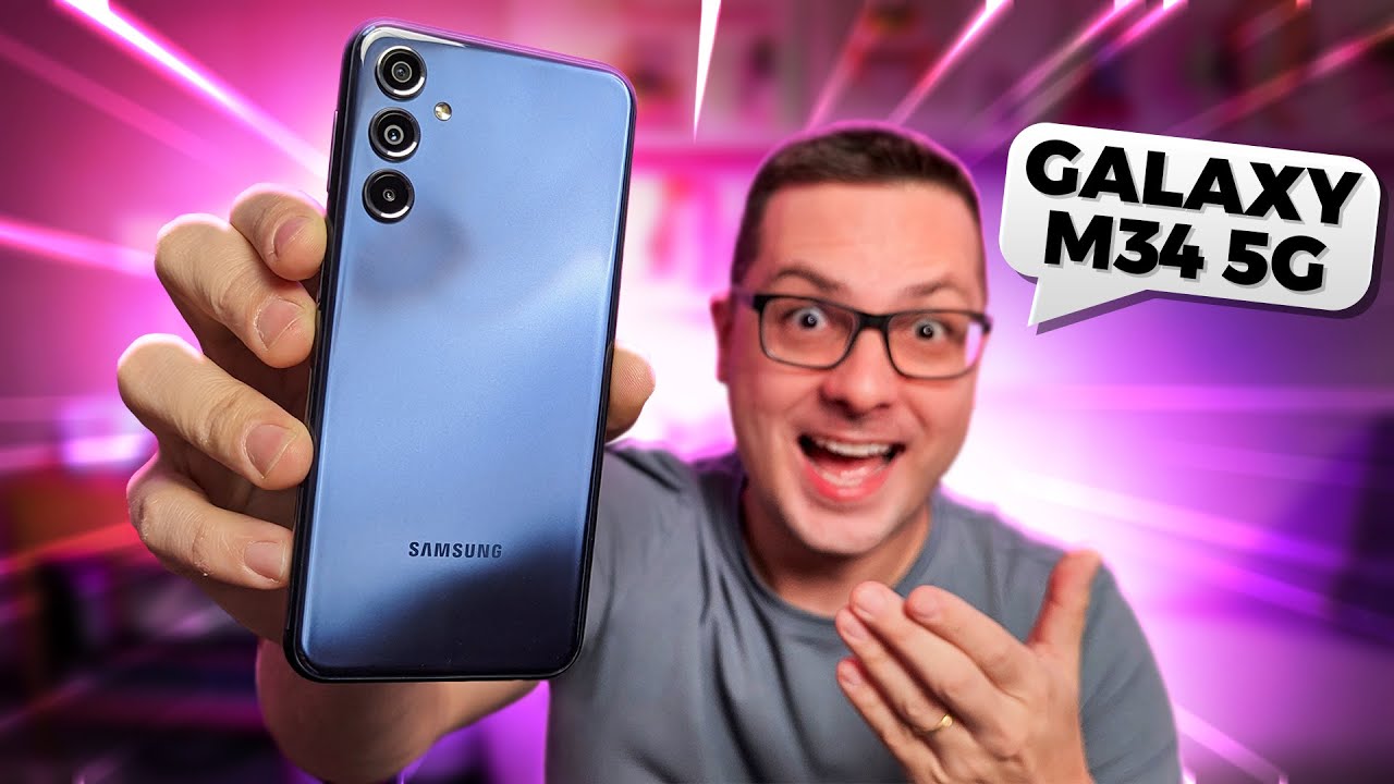 Galaxy M34 5G! BATERIA GIGANTE e PREÇO BOM! A Samsung ACERTOU nas ESCOLHAS!