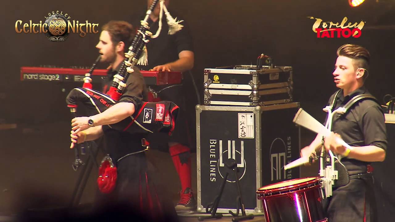 Red Hot Chilli Pipers at Loreley Tattoo and Celtic Night 2015