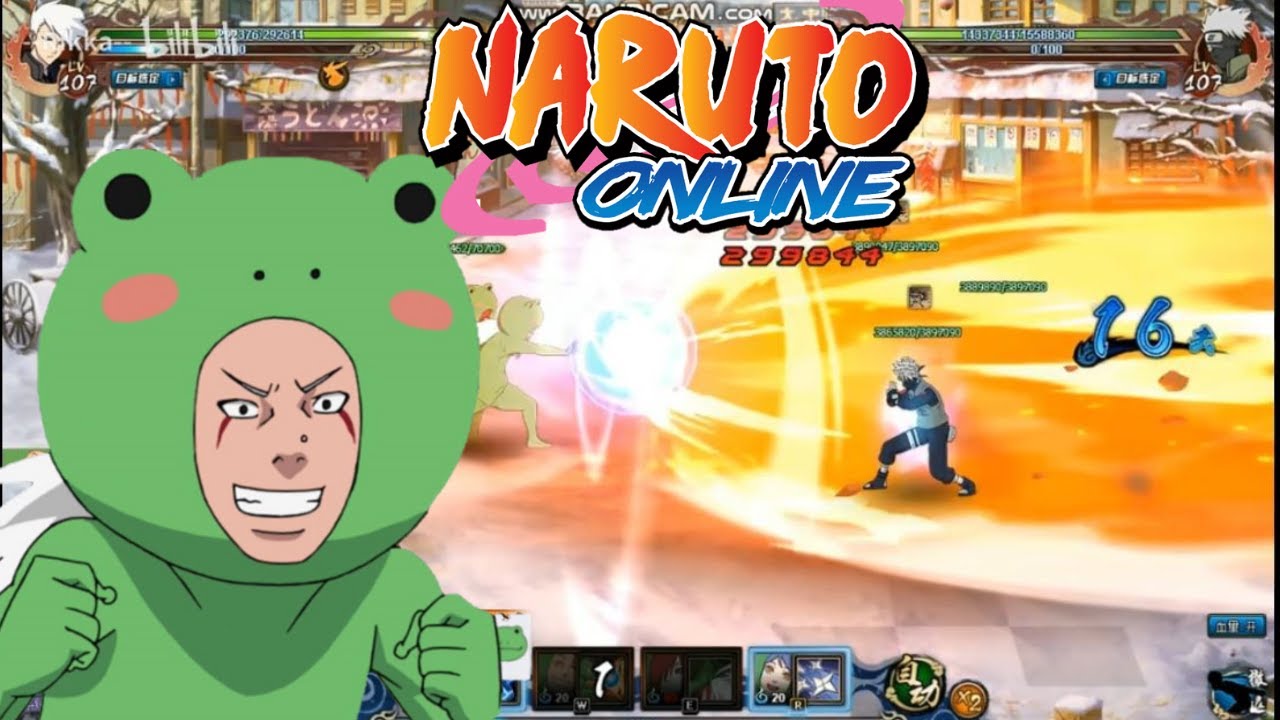 Naruto Online - Jiraiya [Frog Squad] TESTPLAY [Super High Damage]