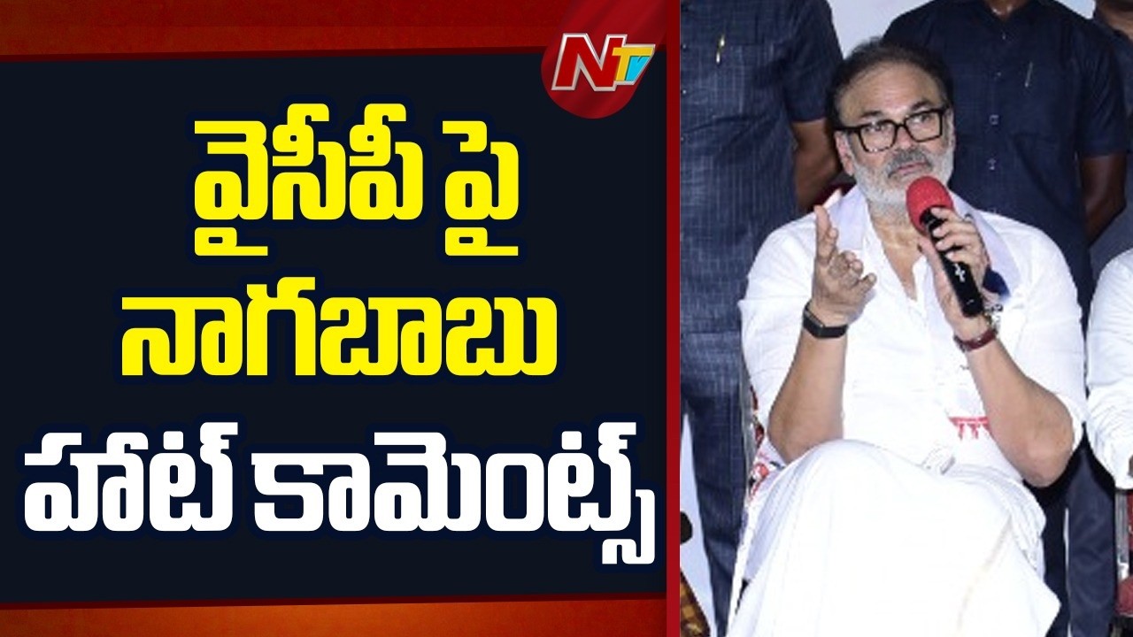 రప్ప రప్ప అనే రాజకీయ భాష మాట్లాడే నీచమైన పార్టీ వైసీపీ | Naga Babu Hot Comments on YCP Party | NTV