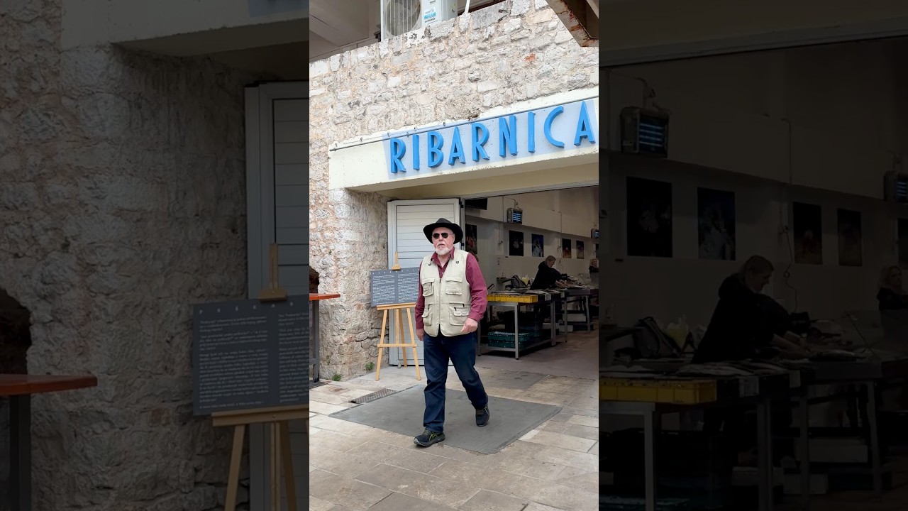 The Fish Market 🐟.Ribarnica Marikomerc of Zadar, Croatia