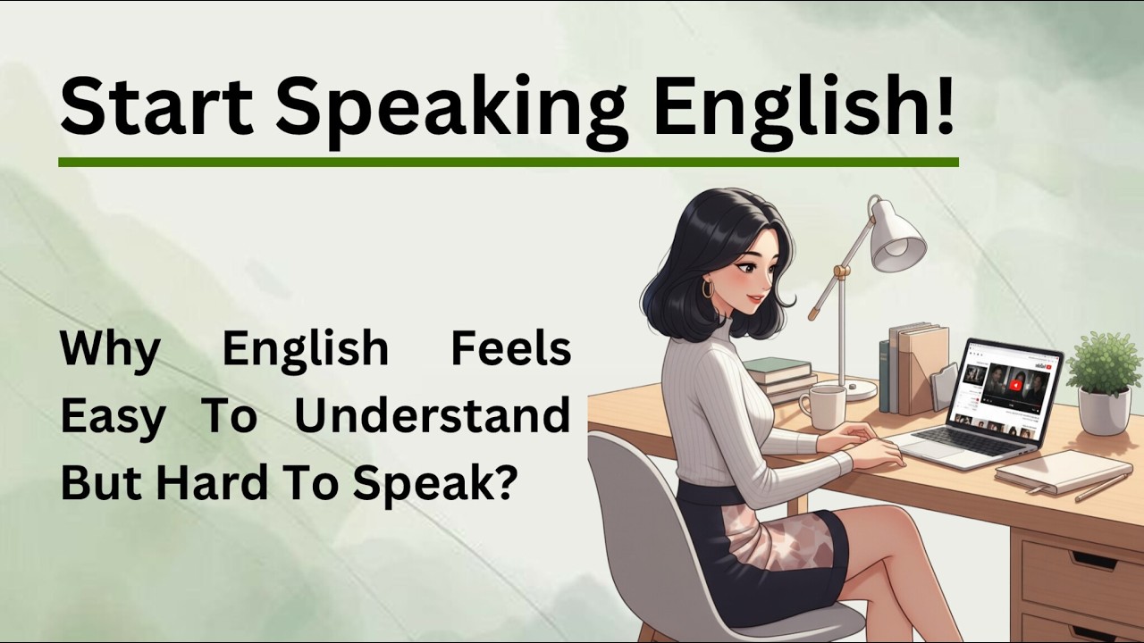 Why You Understand English But Cannot Speak It