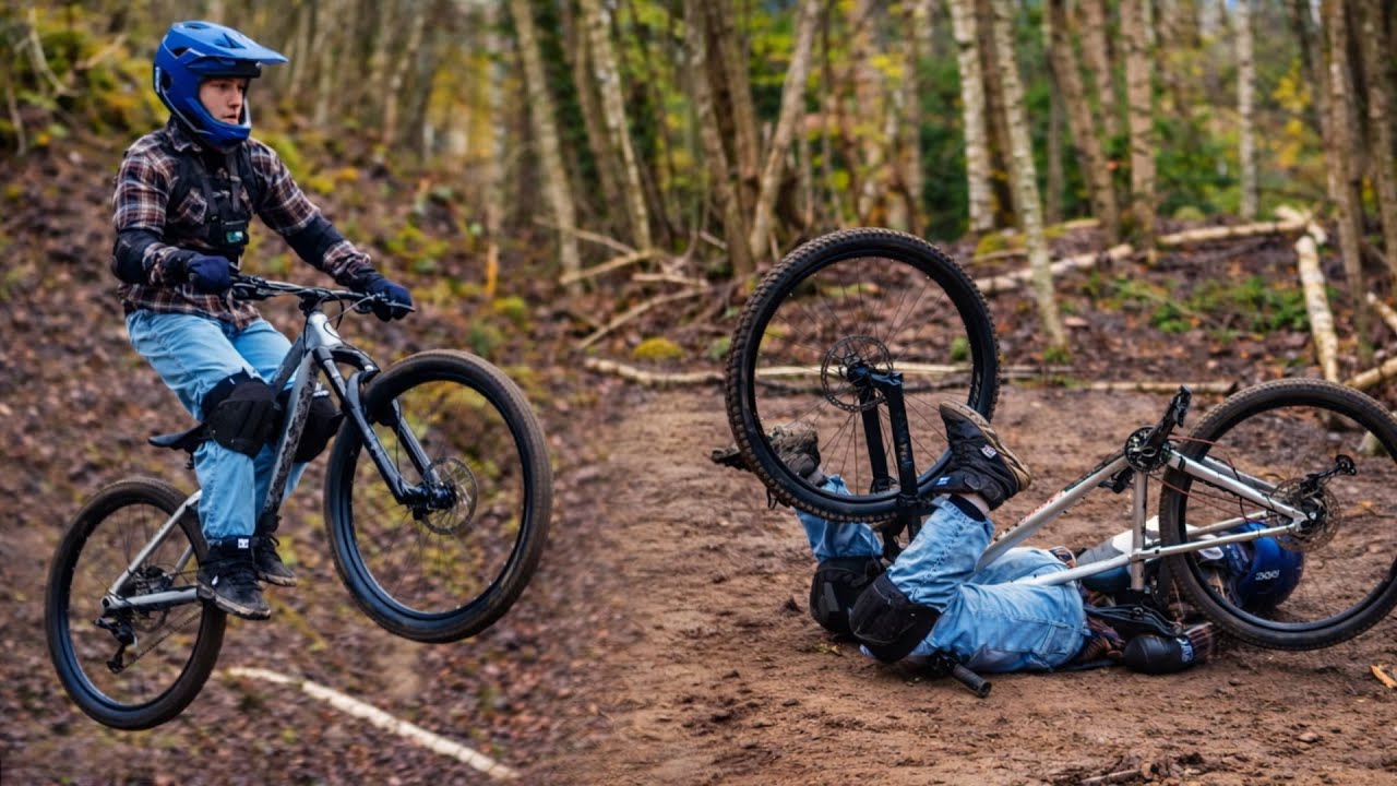 Raju KAATUMINEN pyörällä!