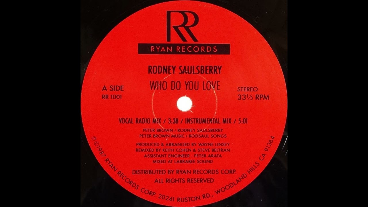 Rodney Saulsberry &ndash; Who Do You Love (Vocal Radio Mix)