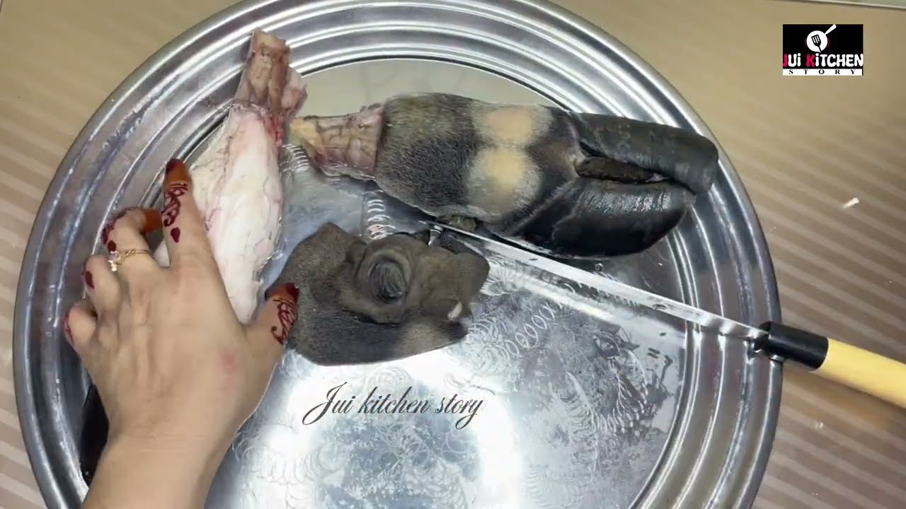 গরুর পায়া পরিষ্কার করার সহজ পদ্ধতি  || Easy Cow Leg Cleaning || Easy way to Clean & Wash Beef Paya