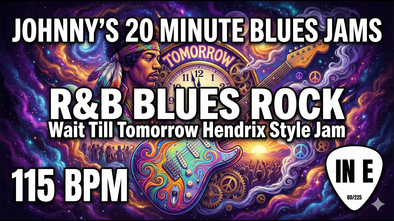 Jimi Hendrix Style 'Think It Better Wait Till Tomorrow' Blues In E 115bpm 60/225