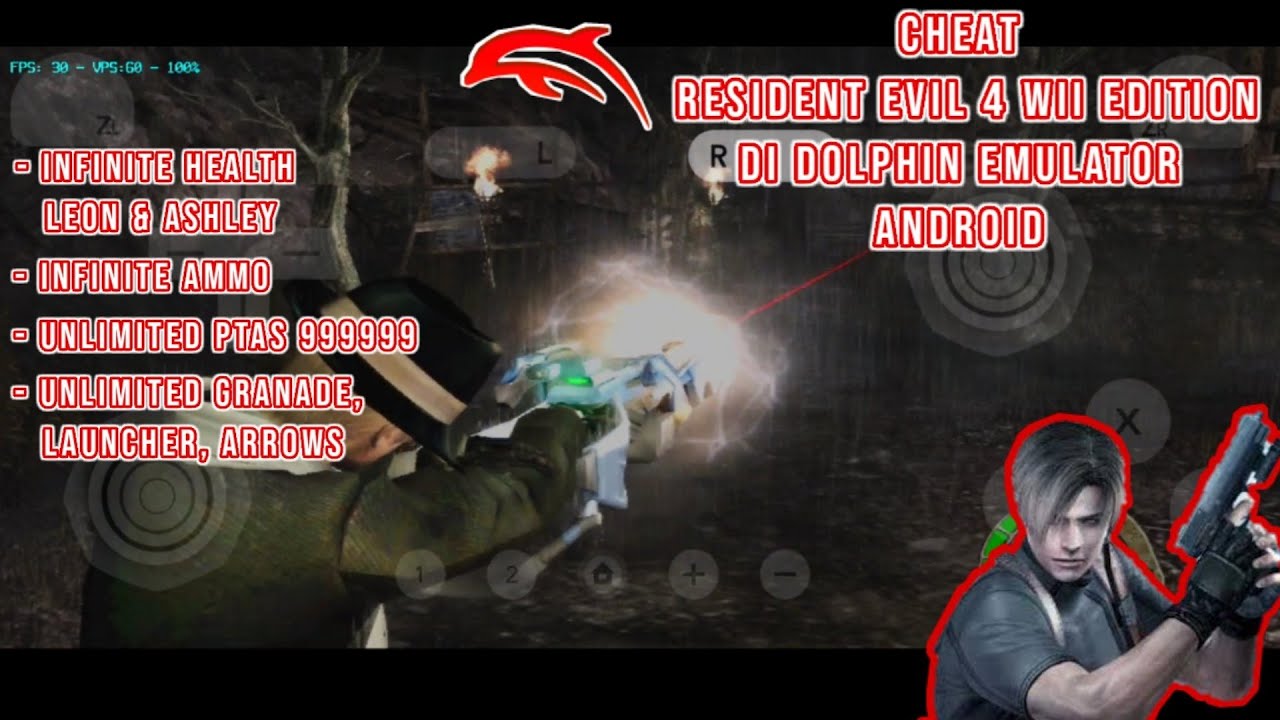 КАК ЧИТАТЬ В ЭМУЛЯТОРЕ DOLPHIN ANDROID И ЧИТАТЬ RESIDENT EVIL 4 WII EDITION