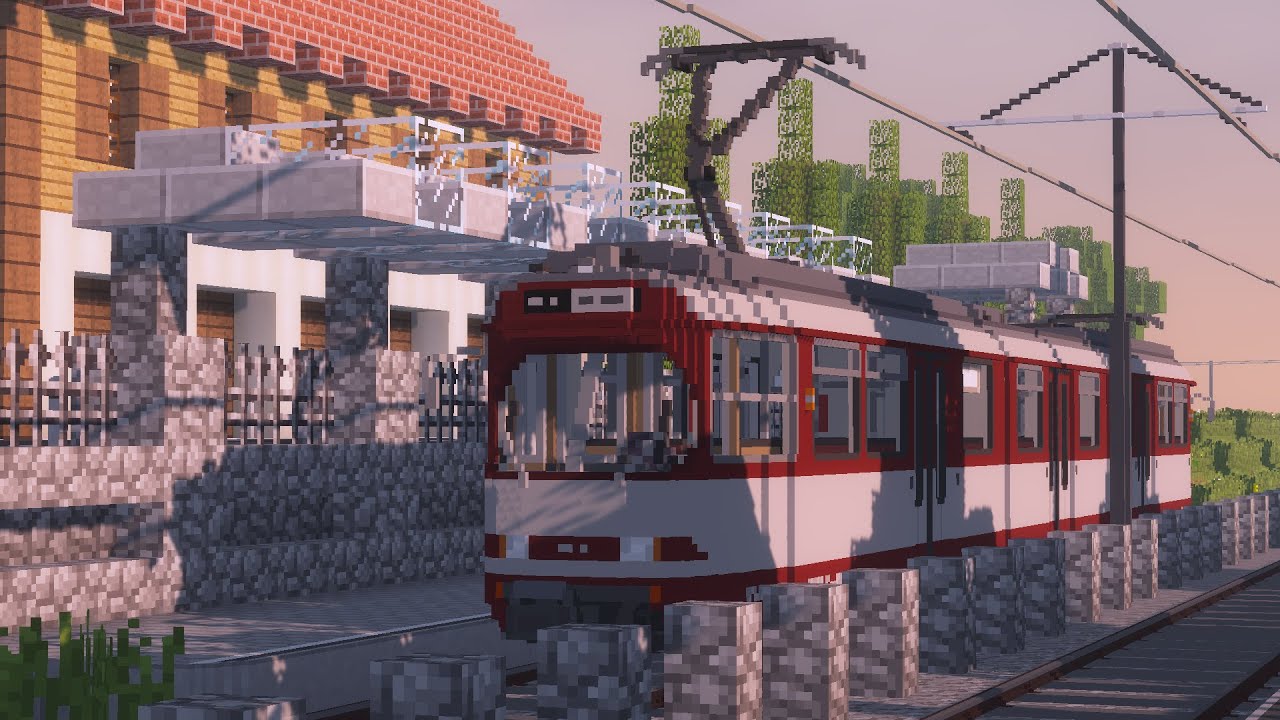 TICS 3.1 13.02.2022 | Kleine Rundfahrt mit der Straßenbahn | Minecraft (MagicaVoxel)