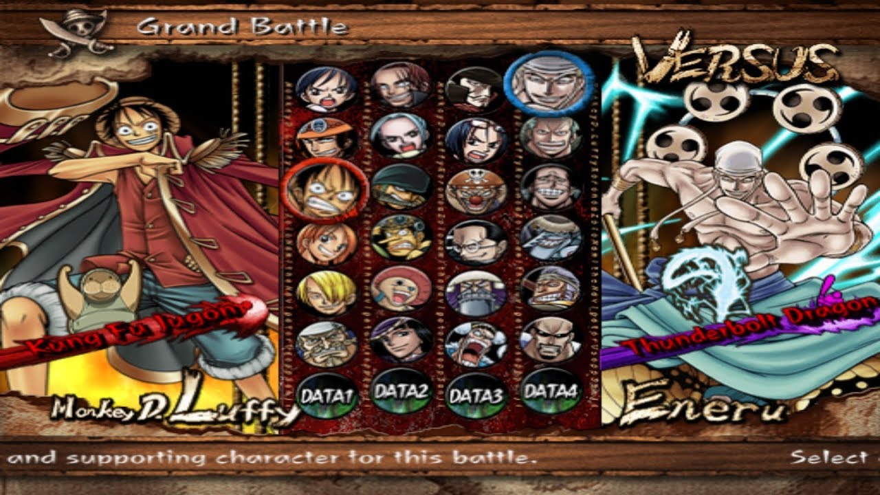 One Piece: Grand Adventure All Characters [PS2]