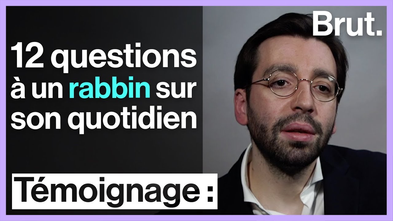 Un rabbin répond à 12 questions sur son quotidien