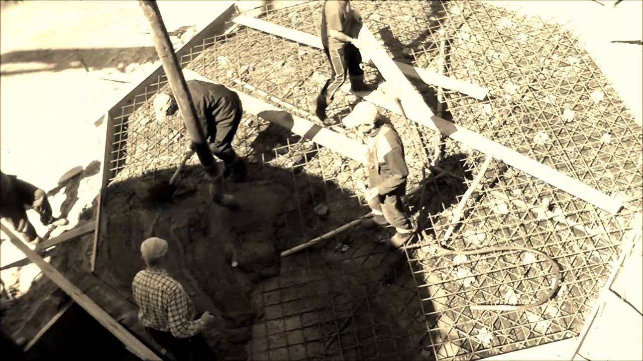 wylewanie posadzki pod silos zbożowy Bin 130