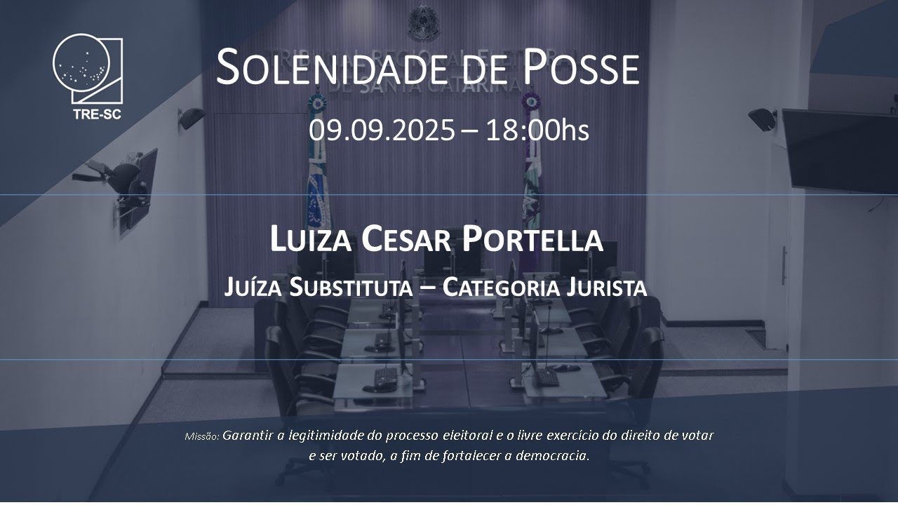 SOLENIDADE DE POSSE JUÍZA LUIZA CESAR PORTELA