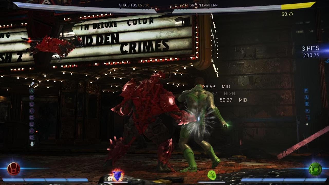 Injustice 2 20hit Atrocious combo