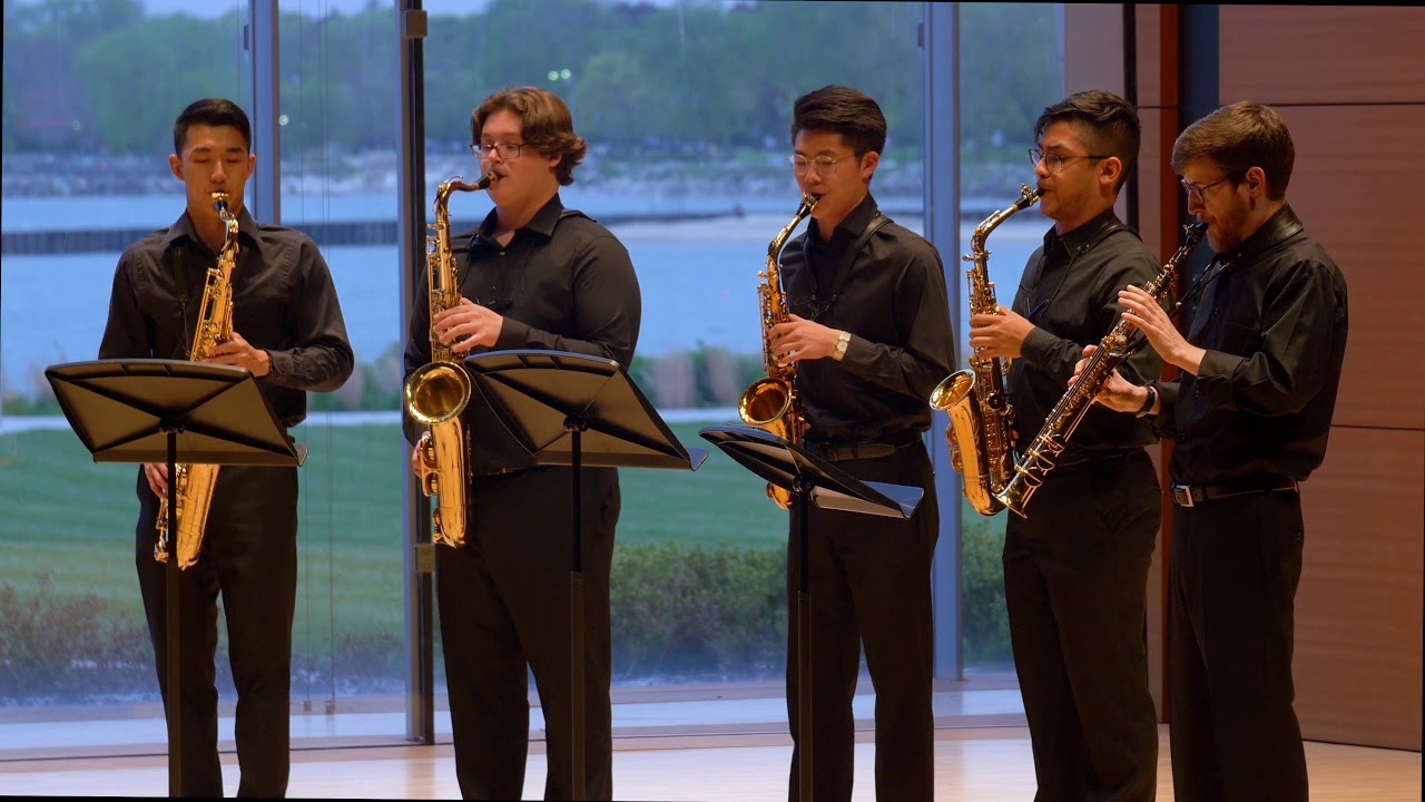 Kati Agócs - Hymn (Northwestern University Saxophone Ensemble)