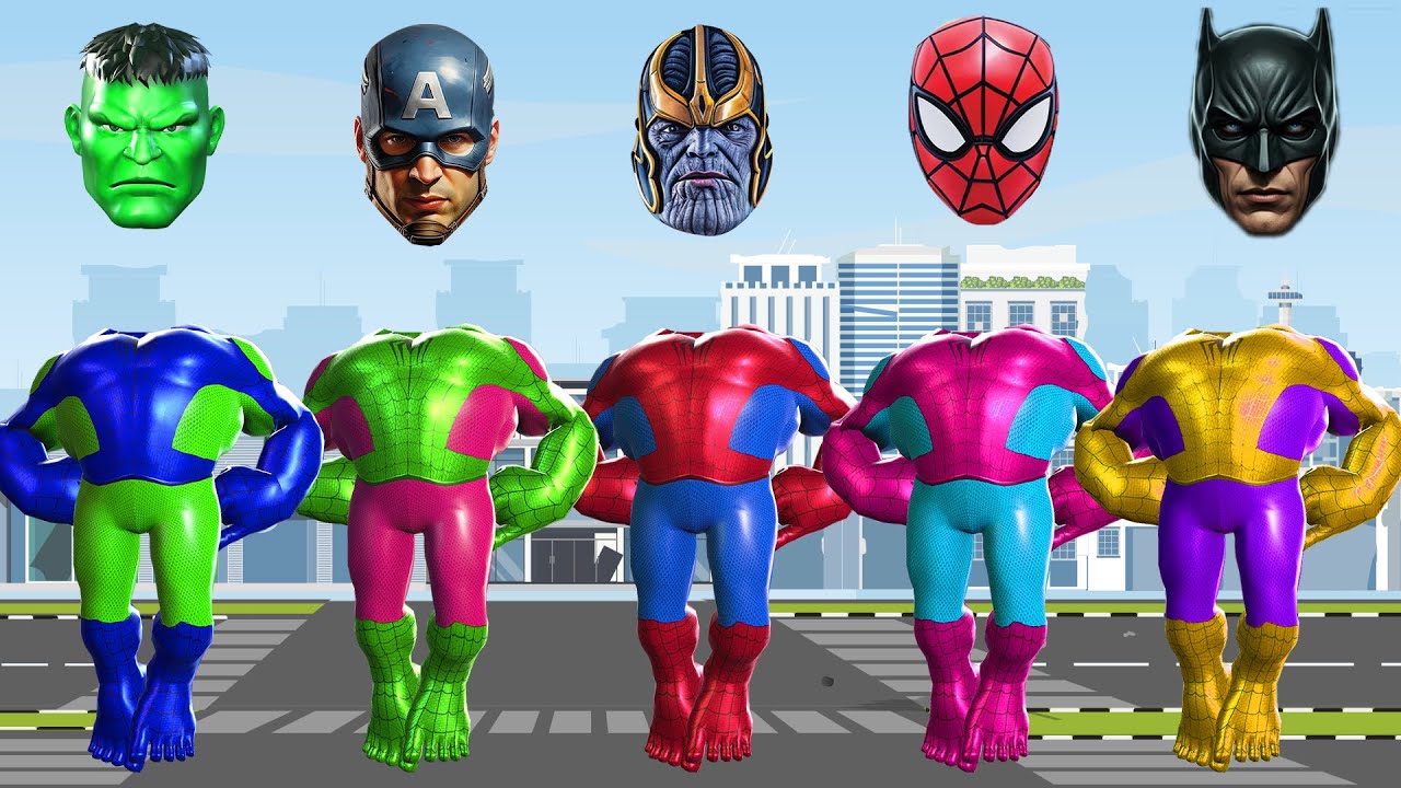 AVENGERS, MARVEL, FAMILY SPIDER-MAN, FAMILY HULK, IRON MAN, THOR, VENOM | TEBAK GAMBAR TOP SUPERHERO