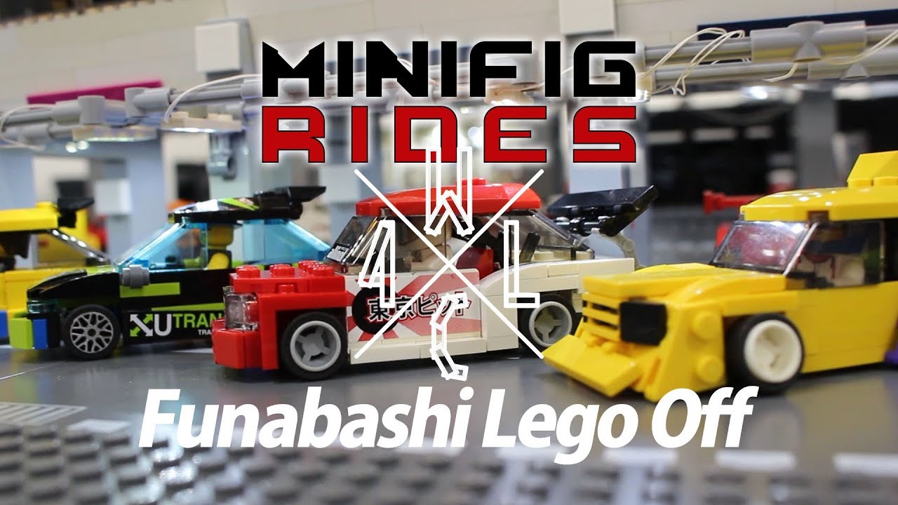 Lego Highway & Le Mans Pit Minifig Rides Funabashi 2018 | #4wlc