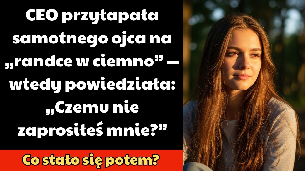 CEO przyłapała samotnego ojca na „randce w ciemno” — wtedy powiedziała: „Czemu nie zaprosiłeś mnie?”