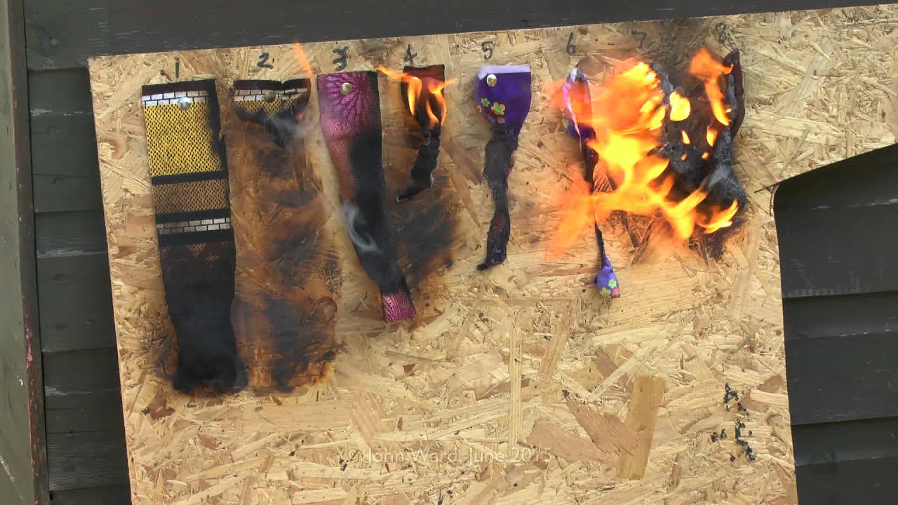 Fire Retardant Spray Test