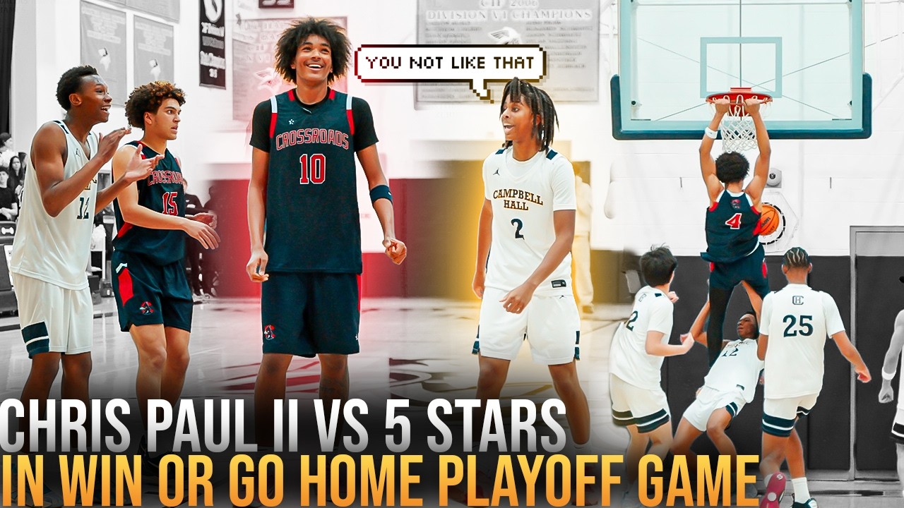 Chris Paul Jr GOES AT 5 Star Shalen Sheppard & Evan Willis In MUST WIN Game! CP2 GAMES IT AT BUZZER?
