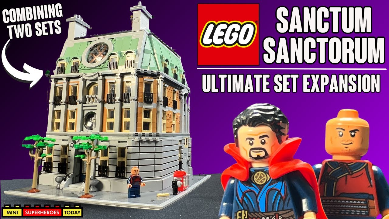 Combining TWO LEGO Sanctum Sanctorum Sets (No Way Home Upgrade + MORE Interior Space!)