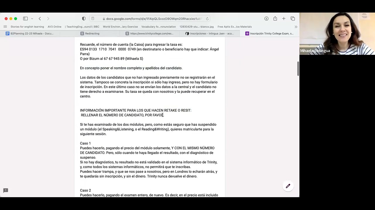 Todo lo que tienes que saber sobre la Inscripción Trinity College Exam